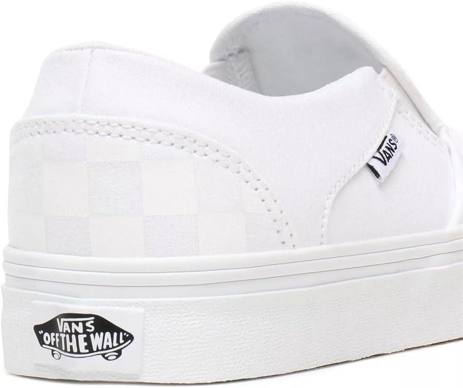 imageVans Womens Asher Adult Low Top SneakersCheckerboard White White