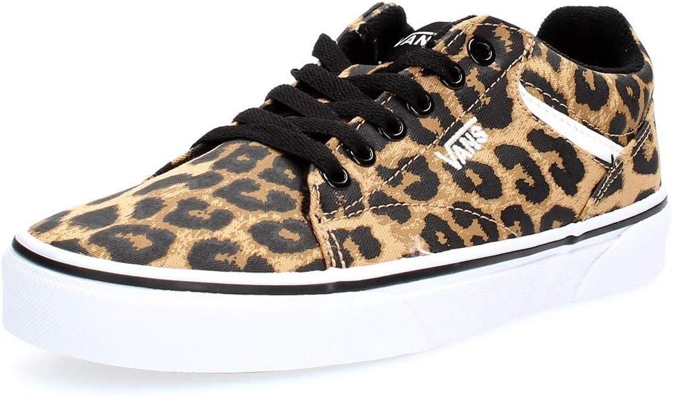 imageVans Womens Asher Adult Low Top SneakersCheetah Black White
