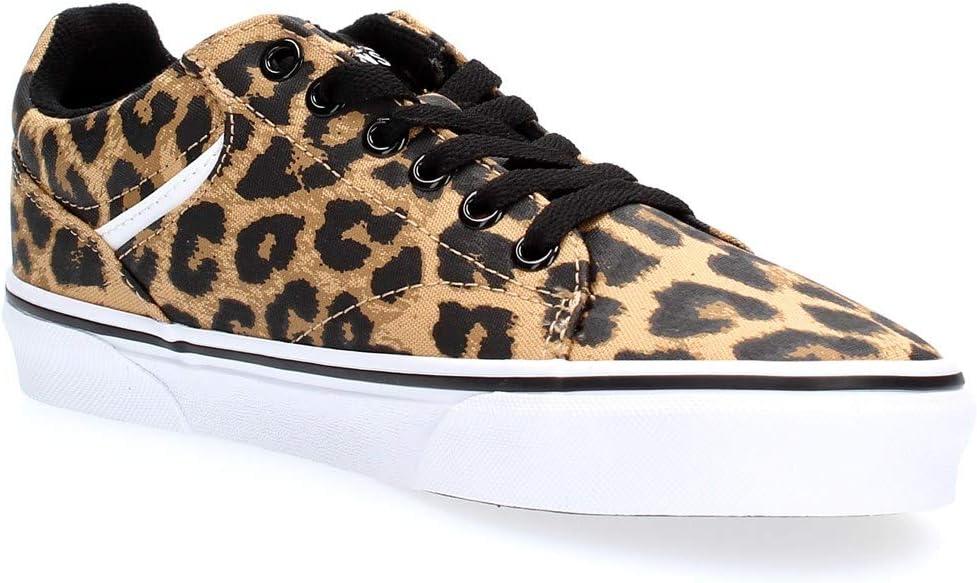 imageVans Womens Asher Adult Low Top SneakersCheetah Black White