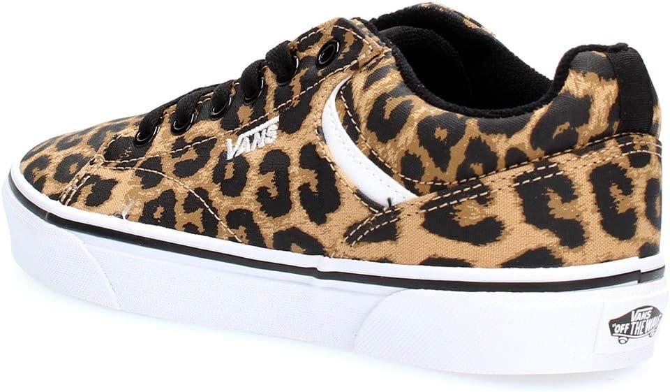 imageVans Womens Asher Adult Low Top SneakersCheetah Black White