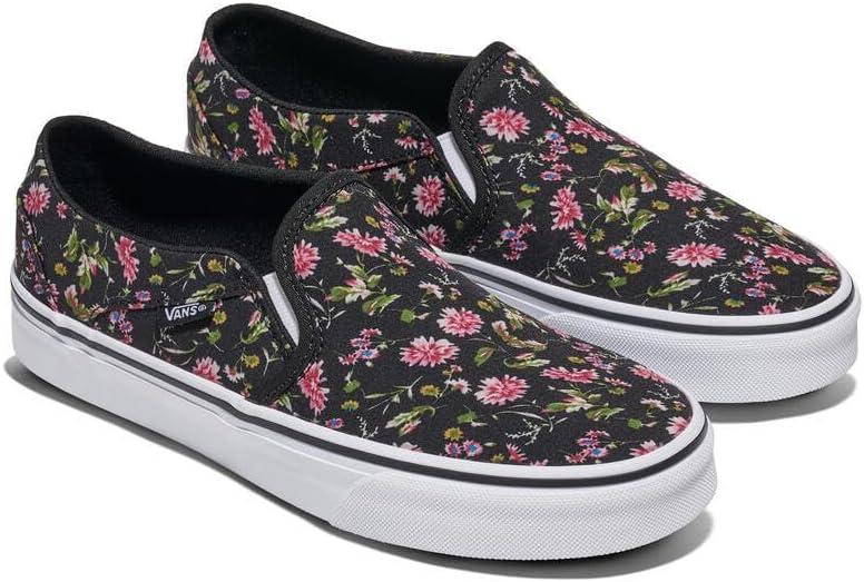 imageVans Womens Asher Adult Low Top SneakersDark Floral Black
