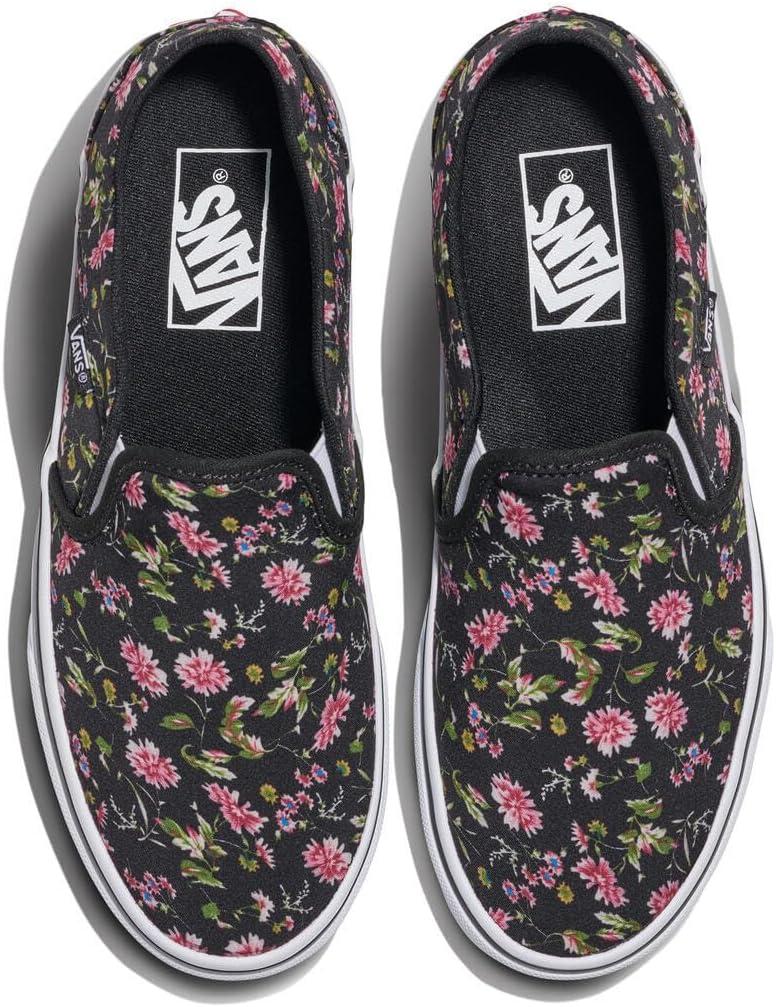 imageVans Womens Asher Adult Low Top SneakersDark Floral Black