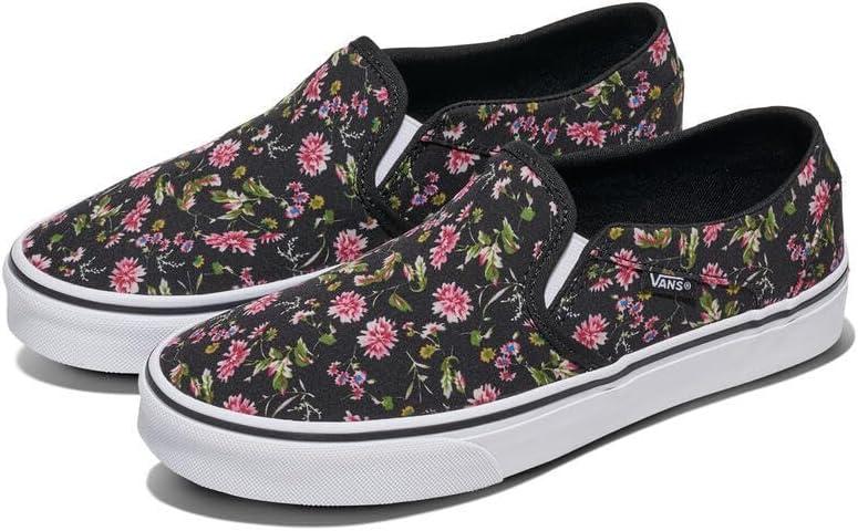 imageVans Womens Asher Adult Low Top SneakersDark Floral Black