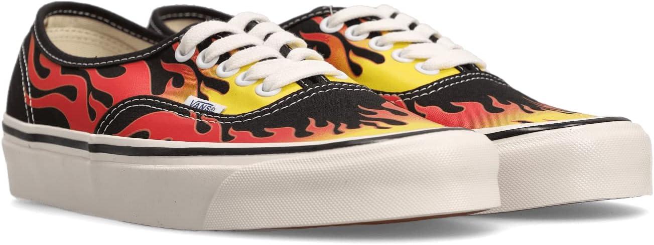 imageVans Womens Asher Adult Low Top SneakersEpic Flame Black True White