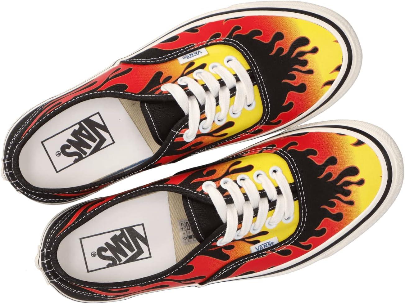 imageVans Womens Asher Adult Low Top SneakersEpic Flame Black True White