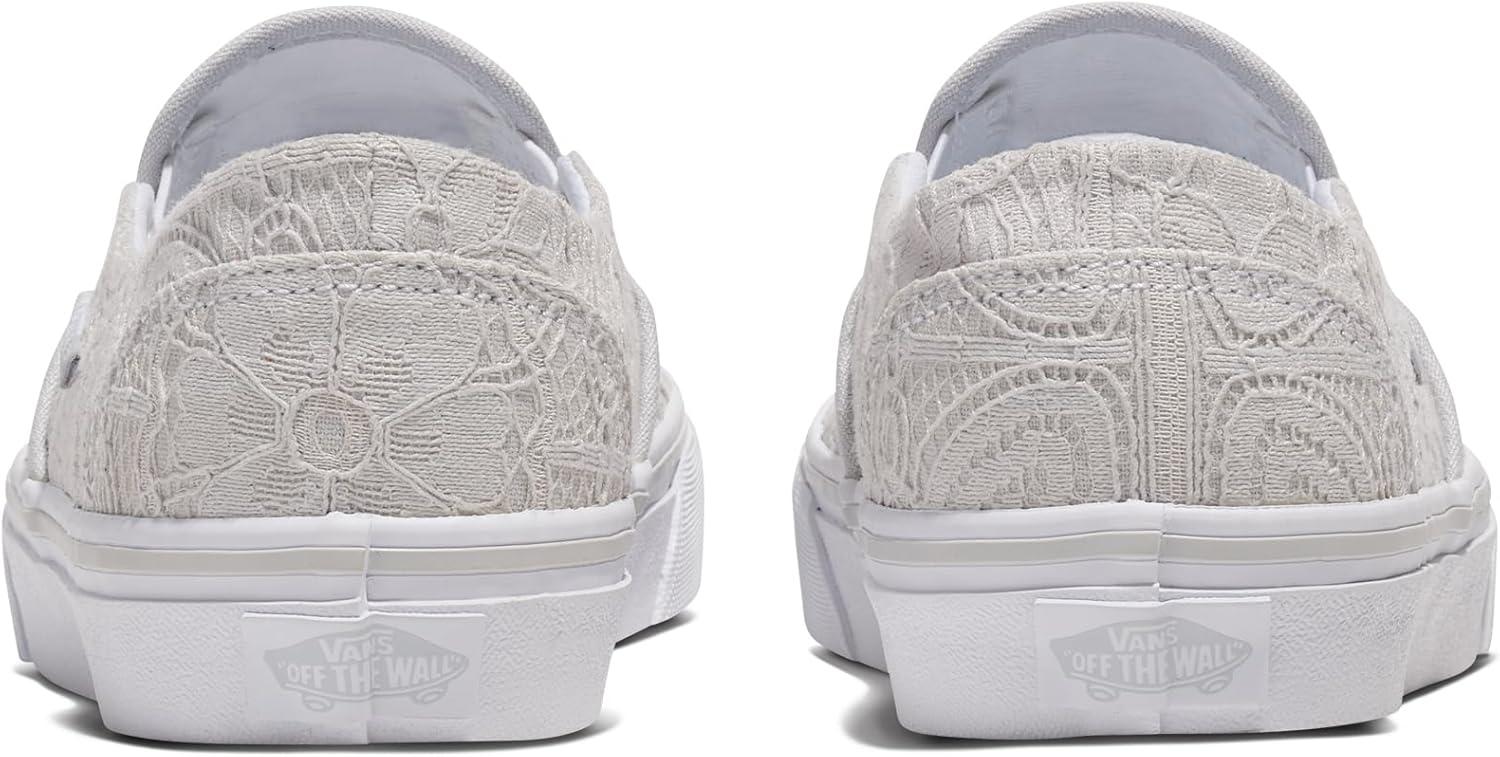 imageVans Womens Asher Adult Low Top SneakersFloral Lace Lunar Rock