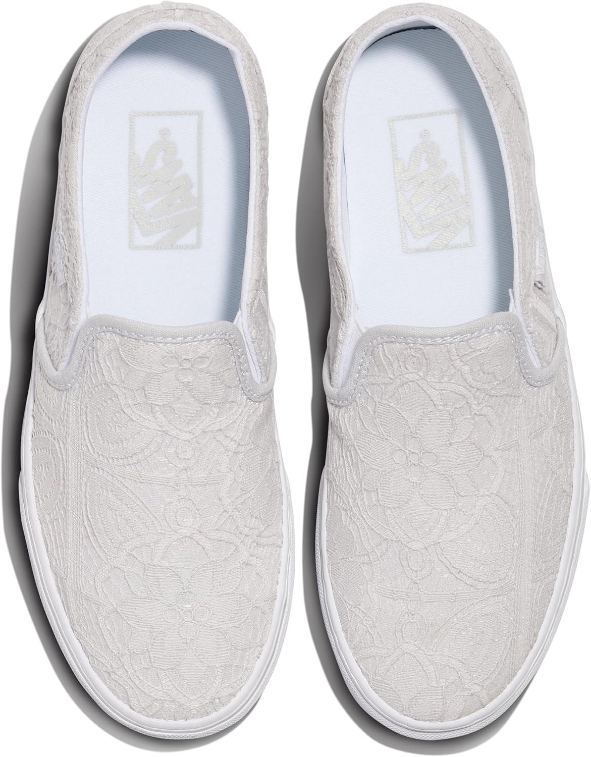 imageVans Womens Asher Adult Low Top SneakersFloral Lace Lunar Rock