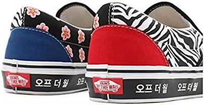 imageVans Womens Asher Adult Low Top SneakersKorean Typography Racing Red True Blue