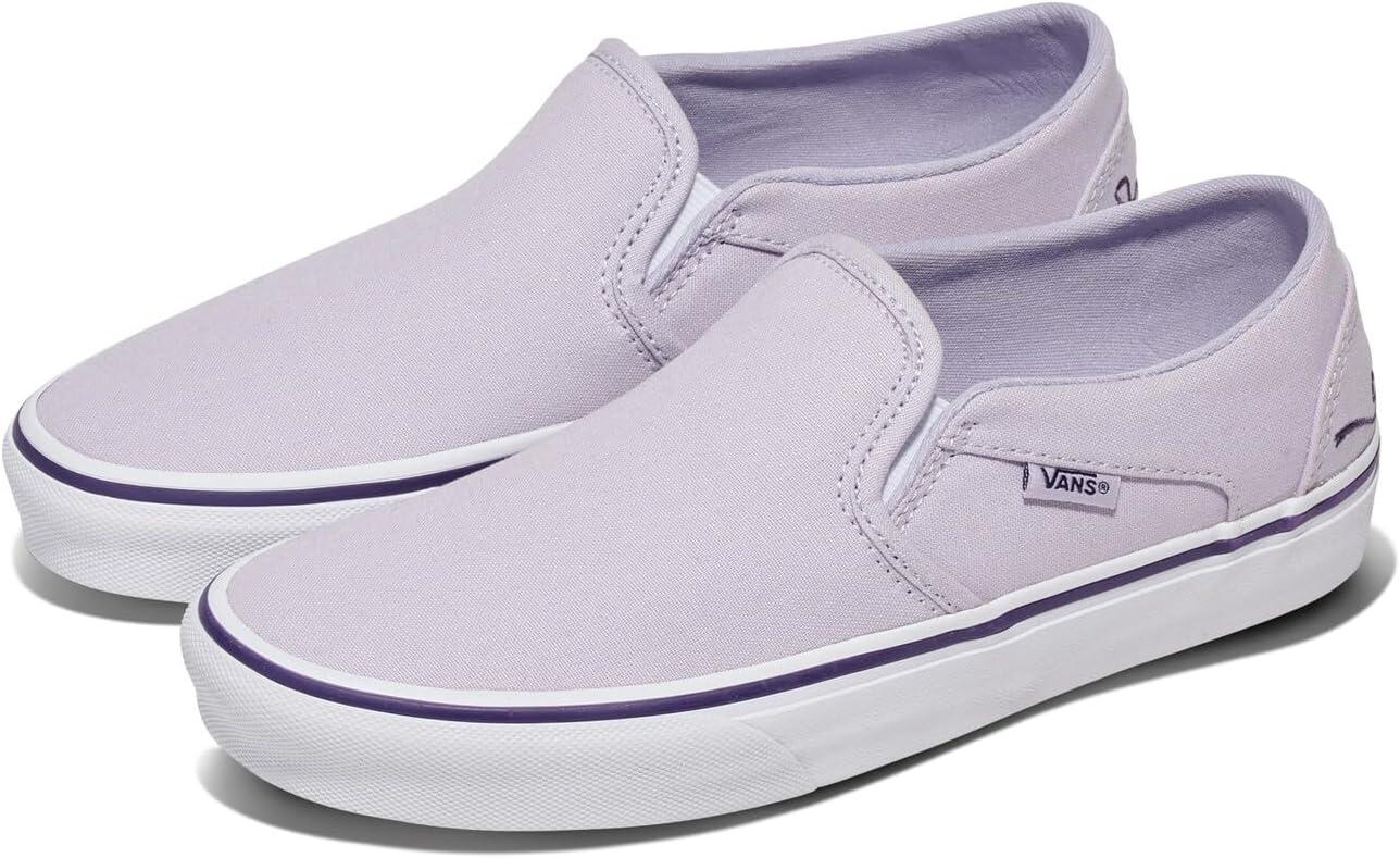 imageVans Womens Asher Adult Low Top SneakersMono Embroidery Lilac Mist