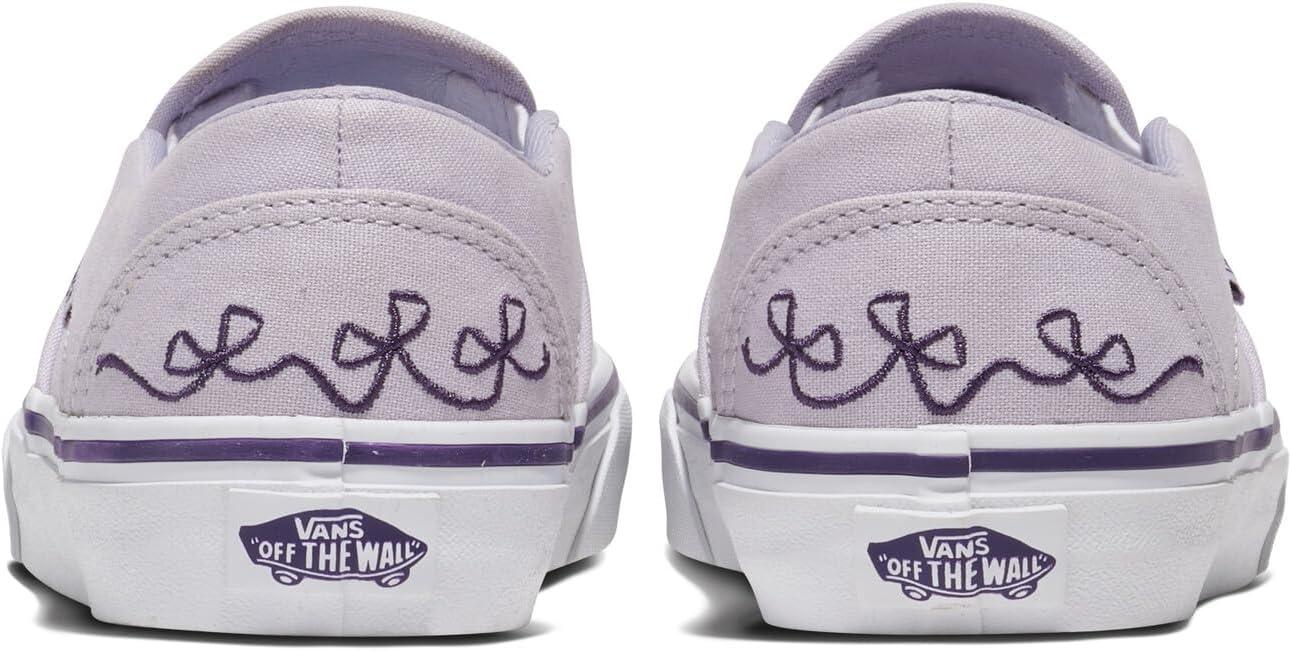 imageVans Womens Asher Adult Low Top SneakersMono Embroidery Lilac Mist