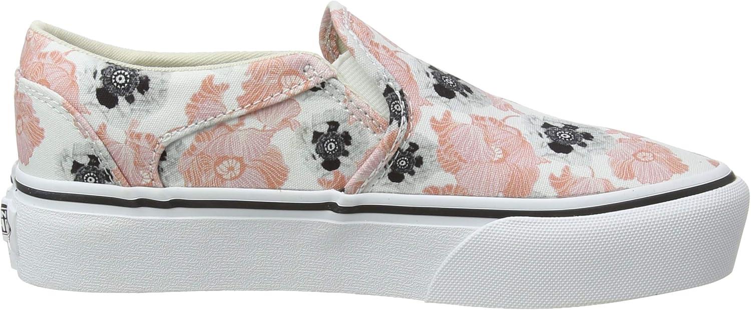 imageVans Womens Asher Adult Low Top SneakersMulticolour California Poppy Multi White Xx3