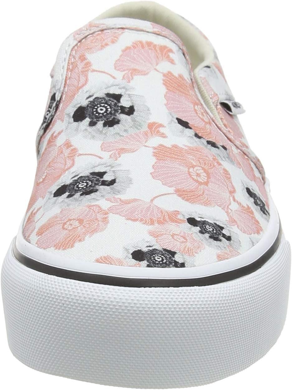 imageVans Womens Asher Adult Low Top SneakersMulticolour California Poppy Multi White Xx3