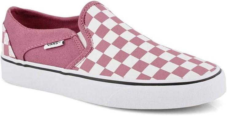 imageVans Womens Asher Adult Low Top SneakersMulticolour Checkerboard Heather Rose White Xwm