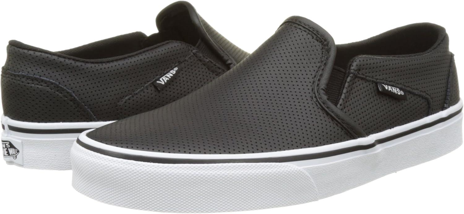 imageVans Womens Asher Adult Low Top SneakersPerf Leather Black