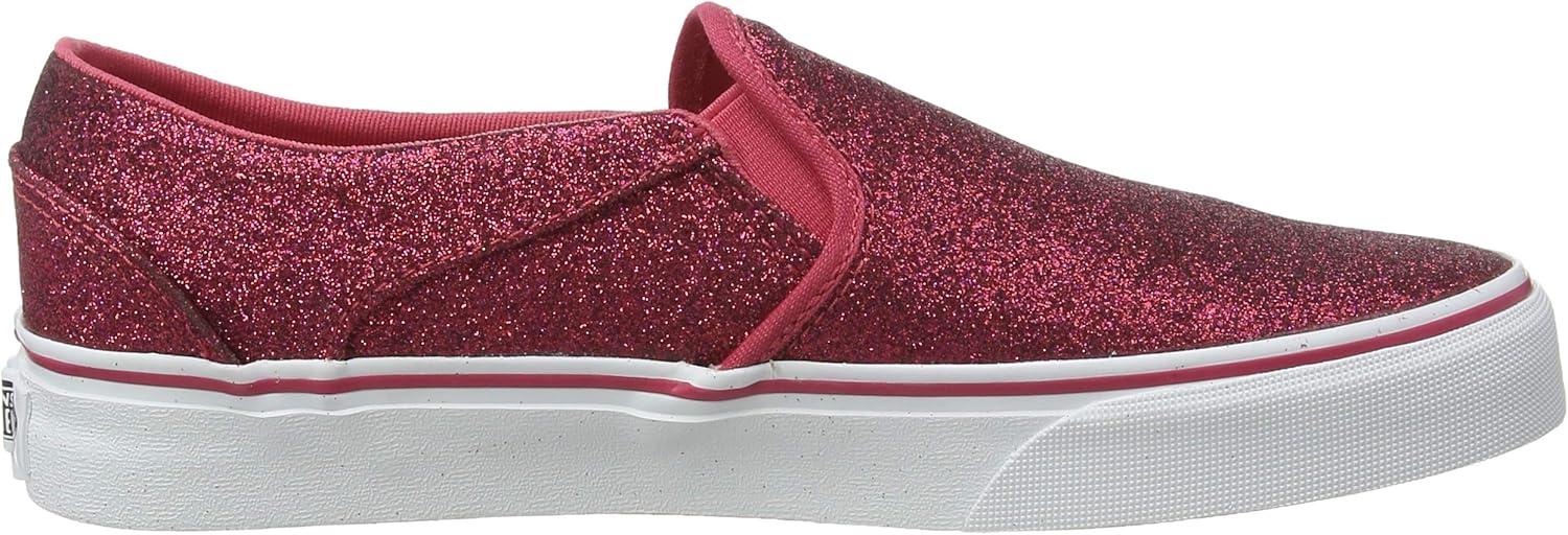 imageVans Womens Asher Adult Low Top SneakersPink Glitter Rainbow Pink Xwp