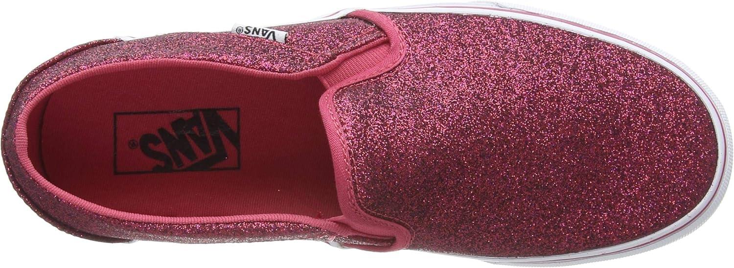 imageVans Womens Asher Adult Low Top SneakersPink Glitter Rainbow Pink Xwp