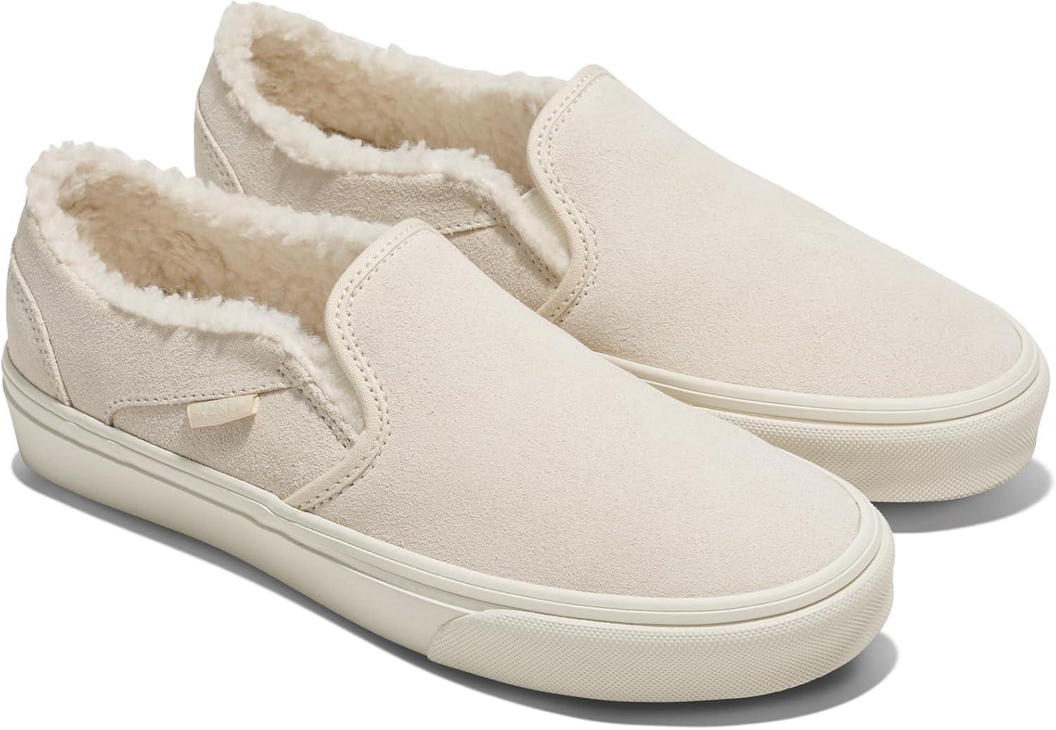 imageVans Womens Asher Adult Low Top SneakersSherpa Marshmallow
