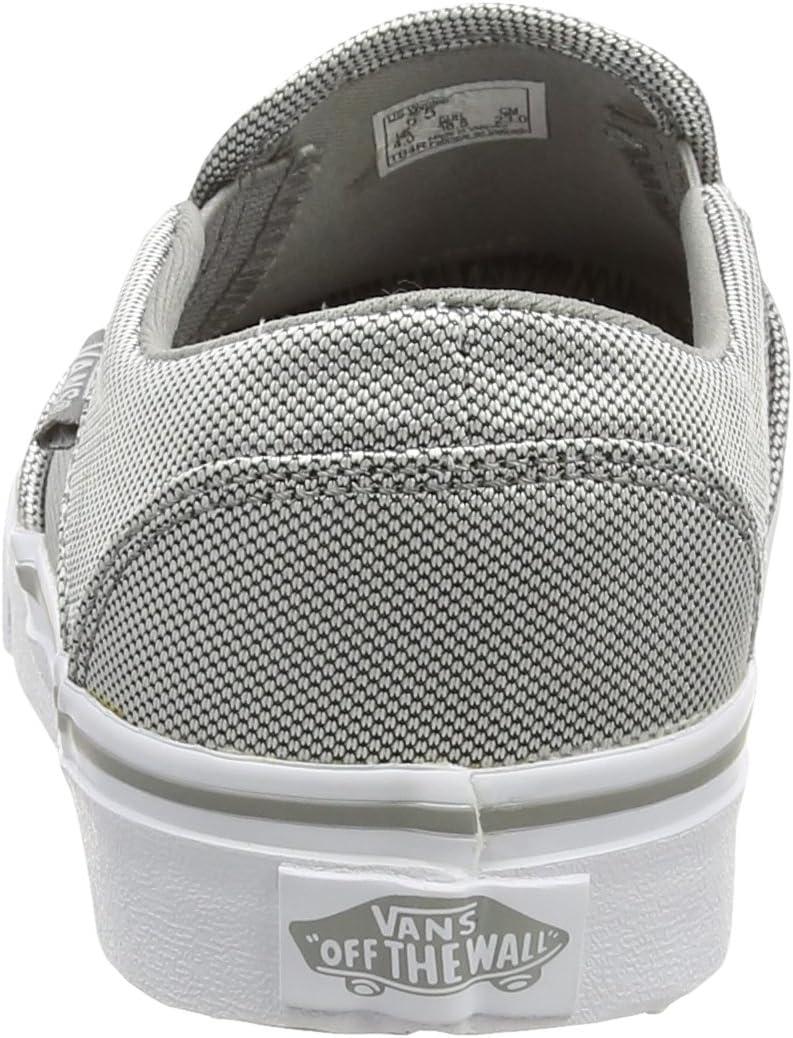 imageVans Womens Asher Adult Low Top SneakersSilver Textile Silver White