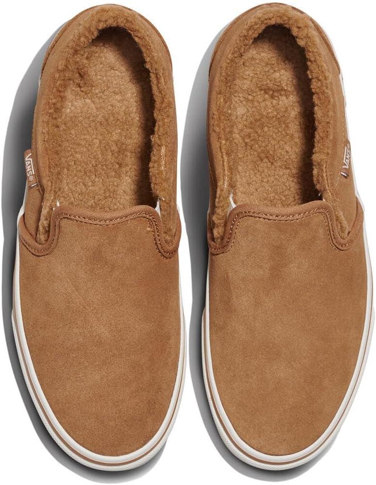 imageVans Womens Asher Adult Low Top SneakersSuedeSherpa Chipmunk