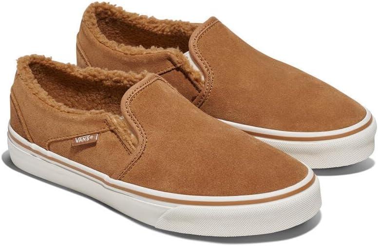 imageVans Womens Asher Adult Low Top SneakersSuedeSherpa Chipmunk