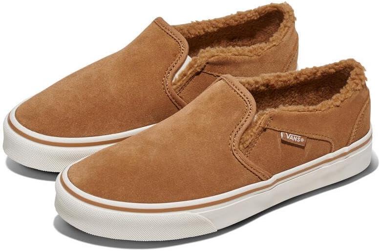 imageVans Womens Asher Adult Low Top SneakersSuedeSherpa Chipmunk