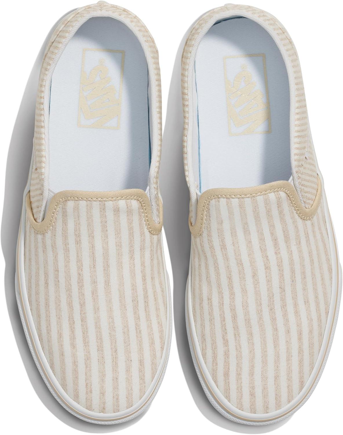 imageVans Womens Asher Adult Low Top SneakersSummer Stripe Creme Brule