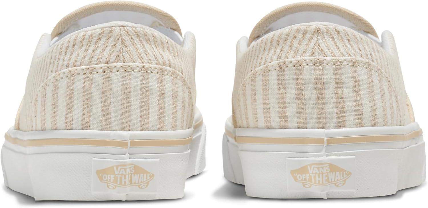 imageVans Womens Asher Adult Low Top SneakersSummer Stripe Creme Brule