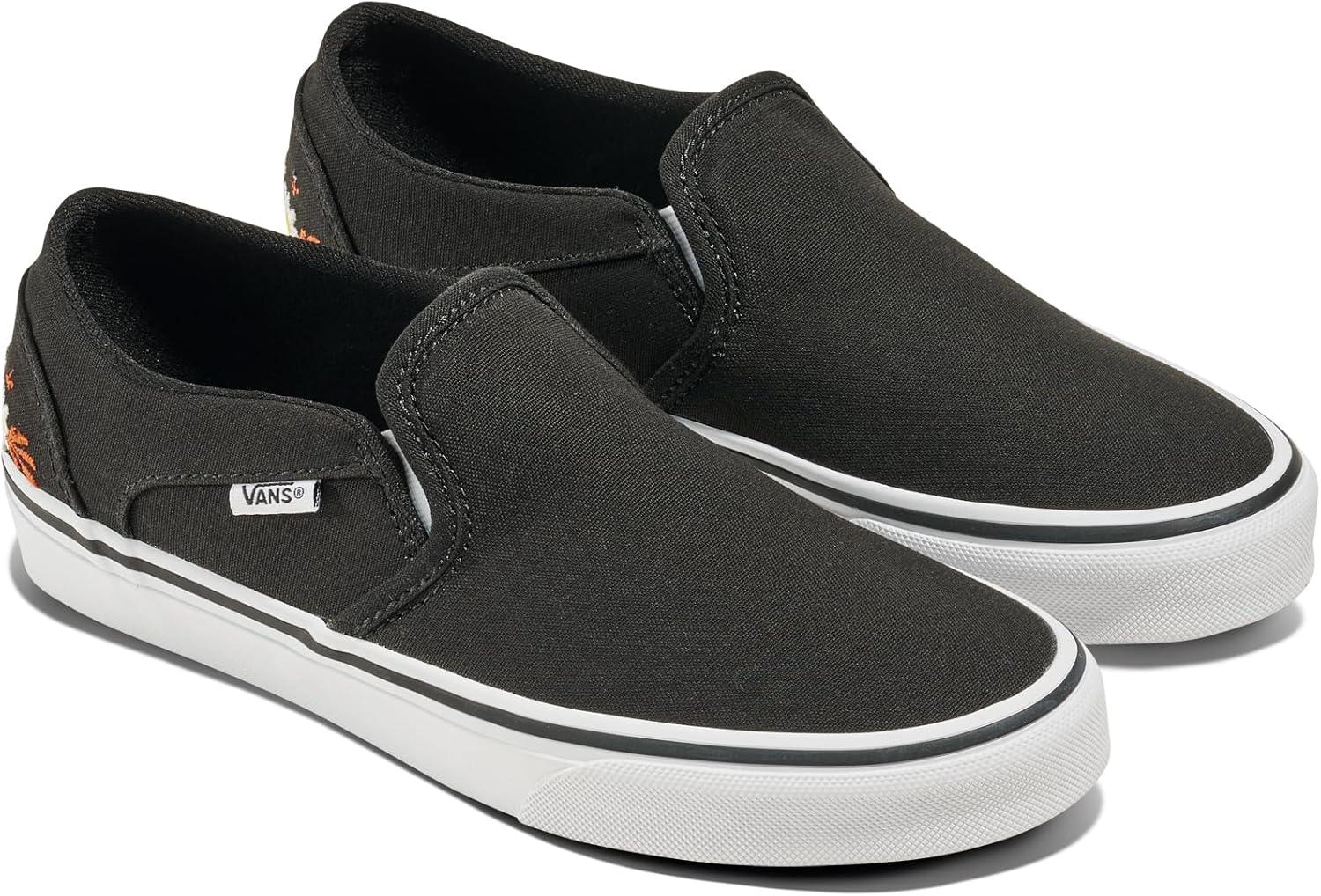 imageVans Womens Asher Adult Low Top SneakersVariety Embroidery Black