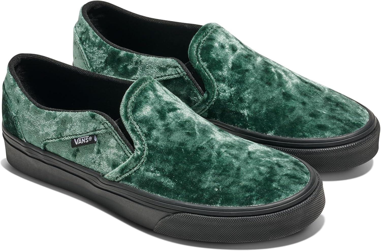 imageVans Womens Asher Adult Low Top SneakersVelvet Dark Green