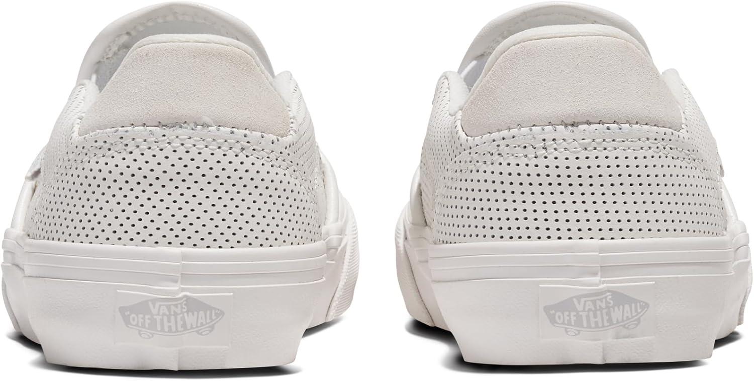 imageVans Womens Asher Deluxe Slipon ShoeMono Perf Blanc De Blanc