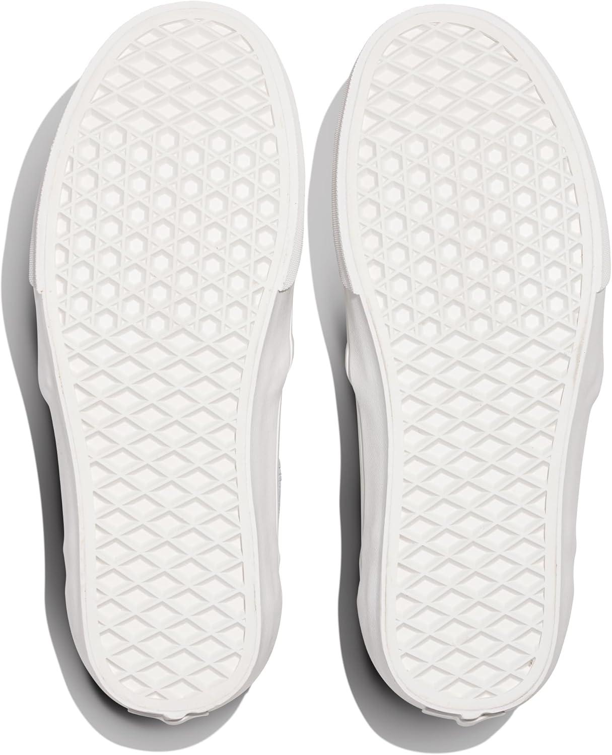 imageVans Womens Asher Deluxe Slipon ShoeMono Perf Blanc De Blanc
