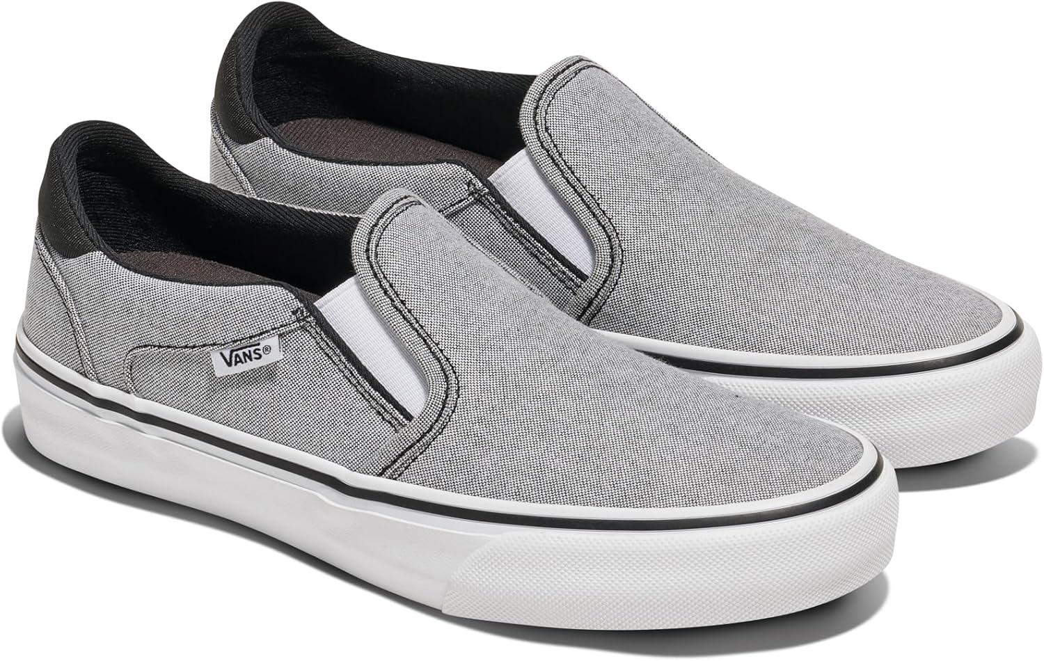 imageVans Womens Asher Deluxe Slipon ShoeSummer Canvas Black