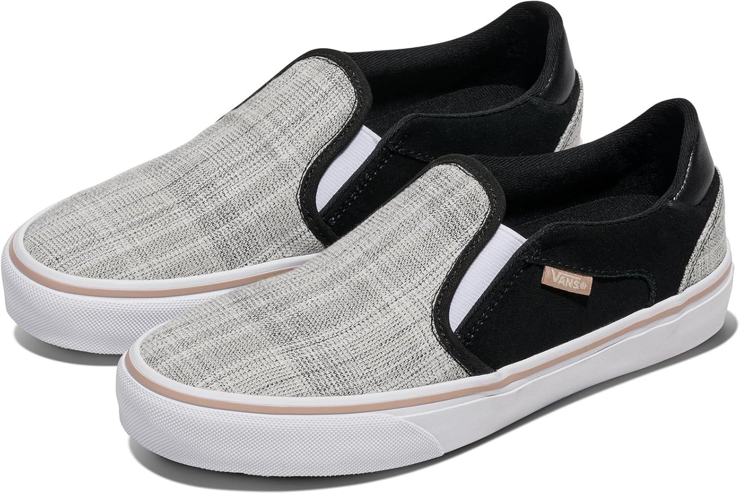 imageVans Womens Asher Deluxe Slipon ShoeTl Black