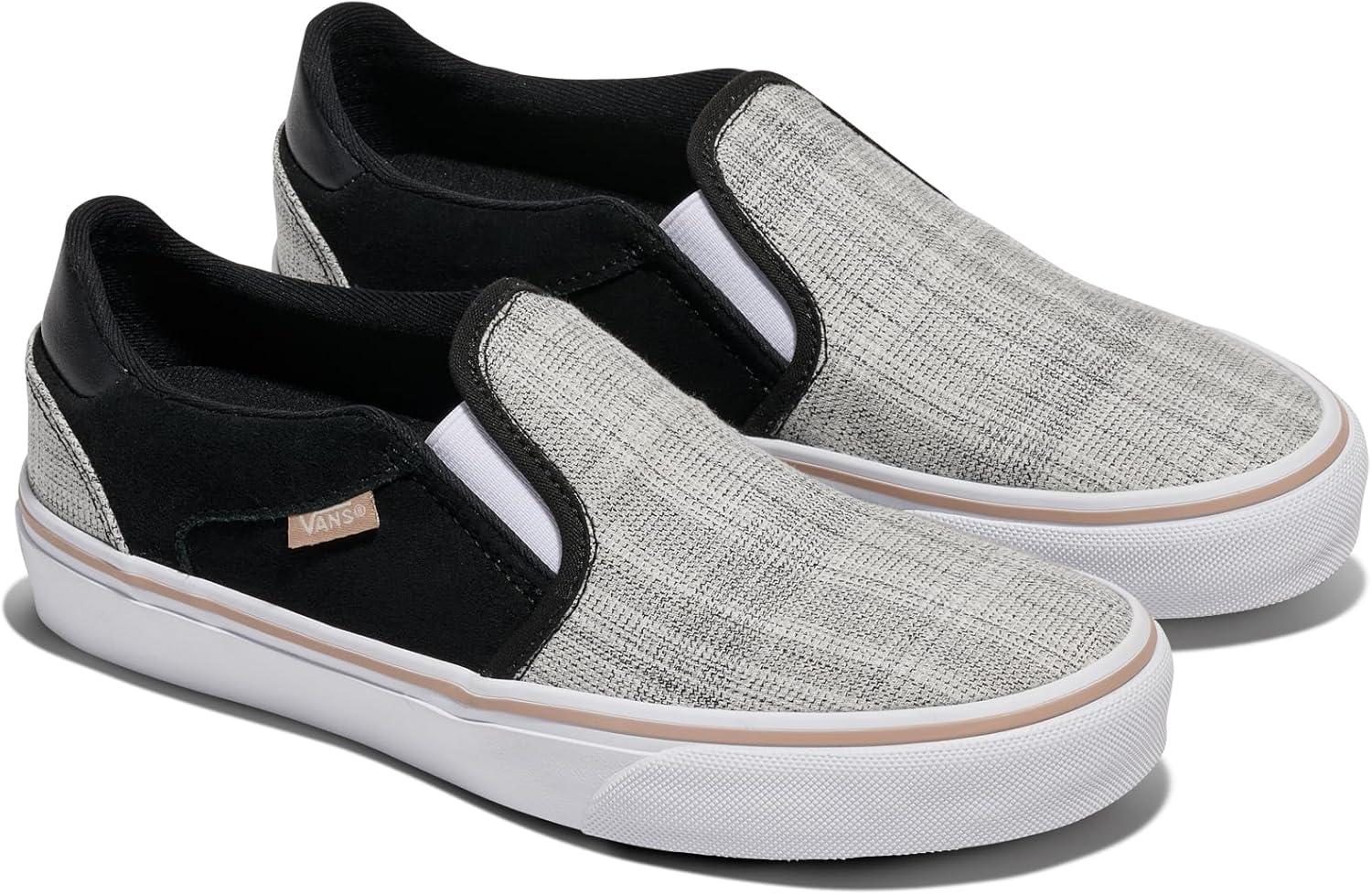imageVans Womens Asher Deluxe Slipon ShoeTl Black
