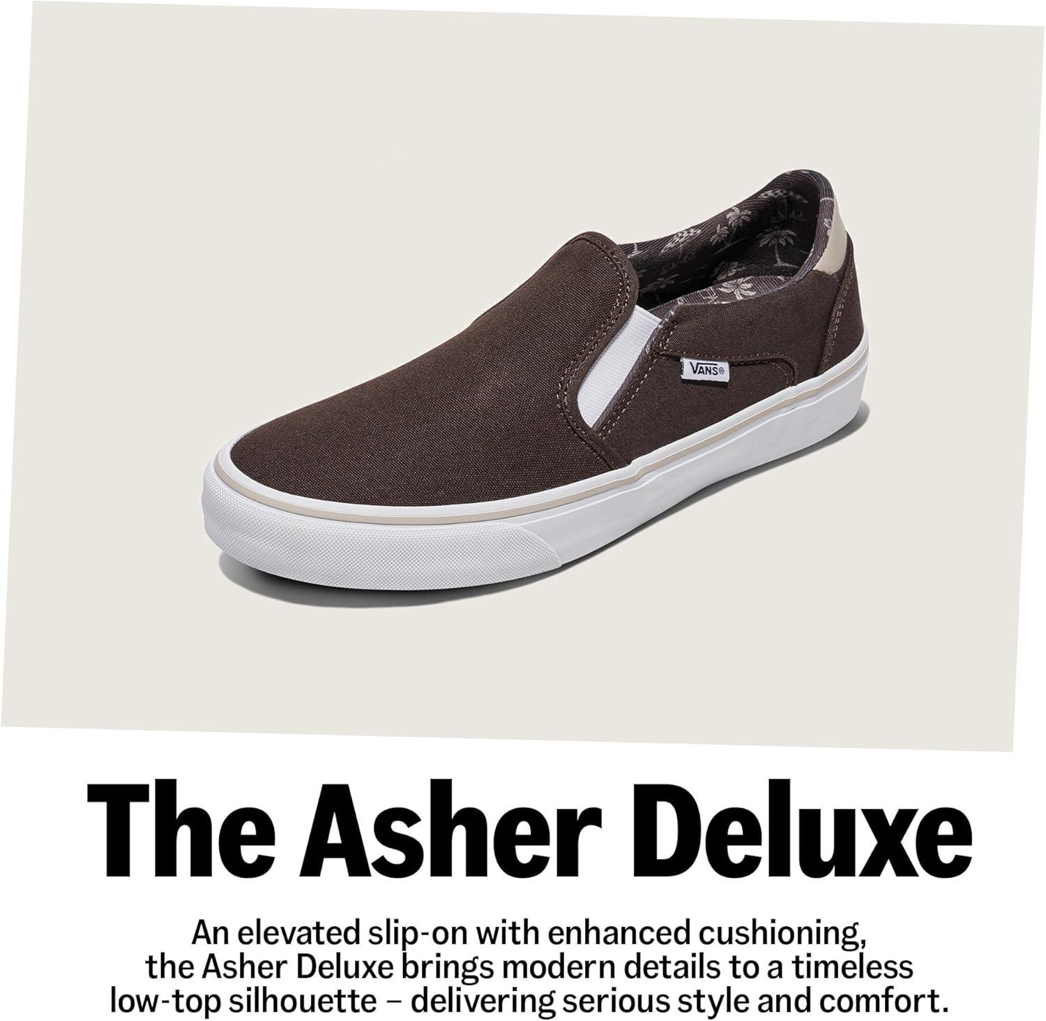 imageVans Womens Asher Deluxe Slipon ShoeTl Black