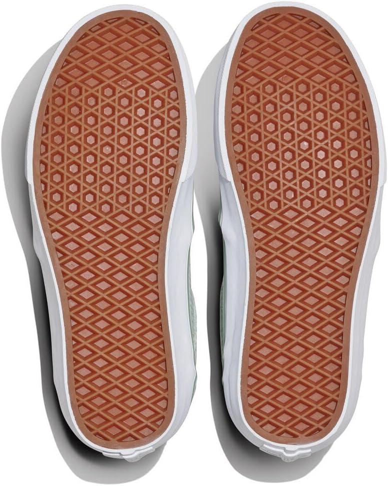 imageVans Womens Asher Deluxe Slipon ShoeWaffle Knit Gray Olive