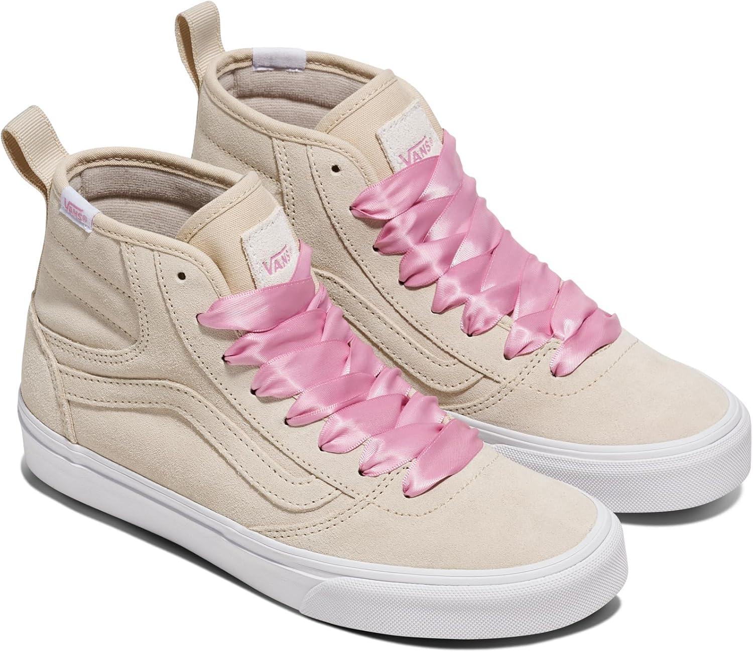 imageVans Womens Ashwood Hi Decon Hightop ShoeSatin Lace Oatmeal