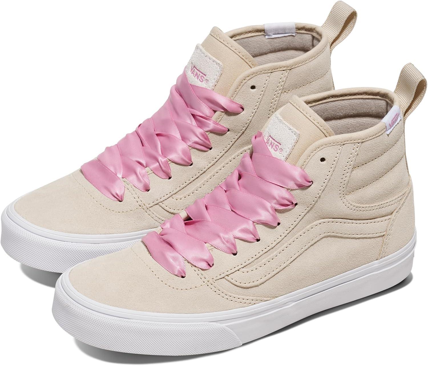 imageVans Womens Ashwood Hi Decon Hightop ShoeSatin Lace Oatmeal