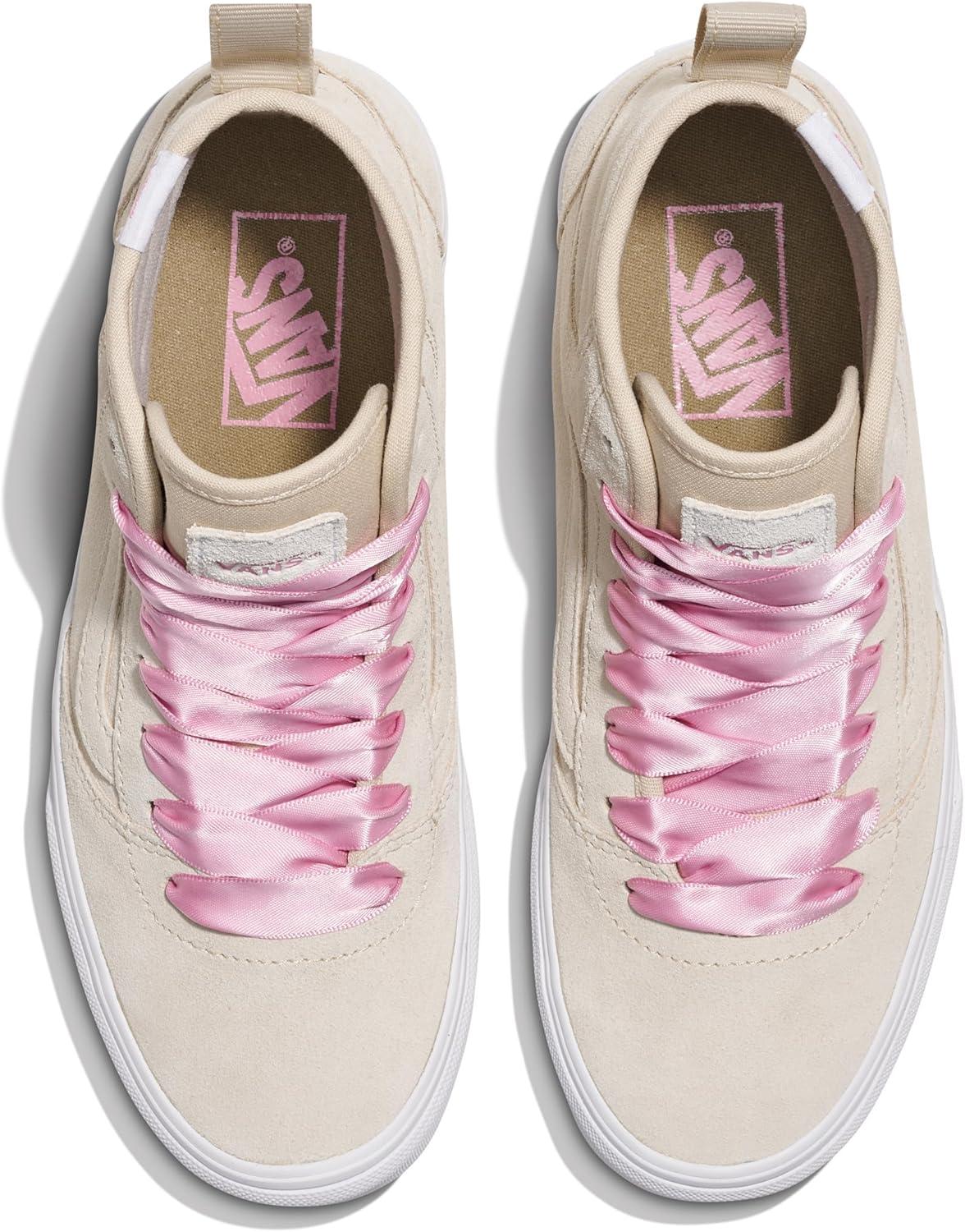 imageVans Womens Ashwood Hi Decon Hightop ShoeSatin Lace Oatmeal