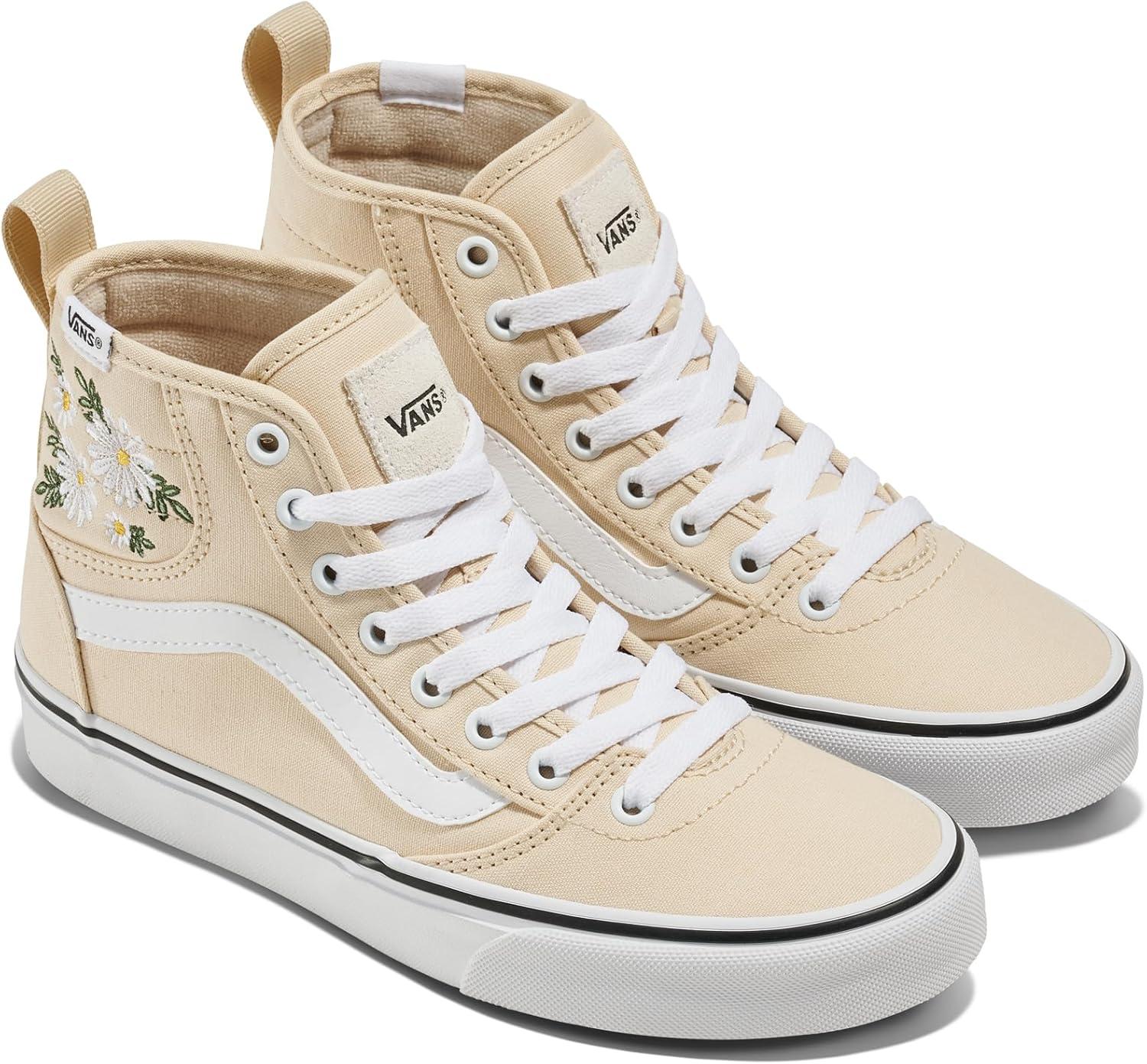 imageVans Womens Ashwood Hi Decon Hightop ShoeVariety Embroidery Creme Brule