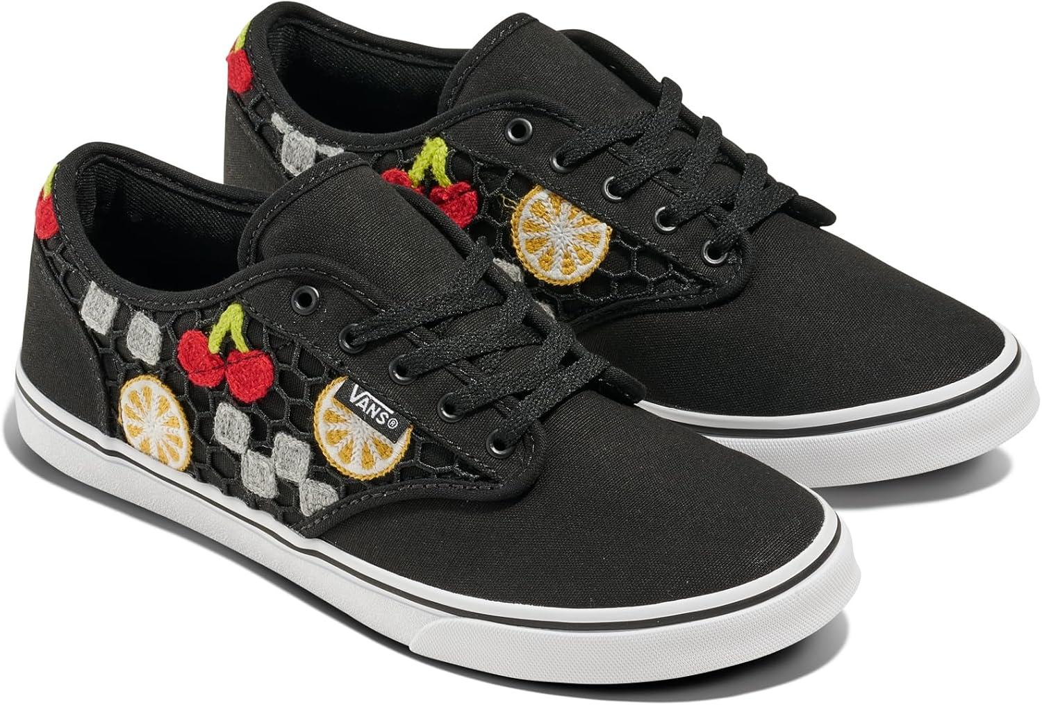 imageVans Womens Atwood Low Top ShoeCheck Applique Black
