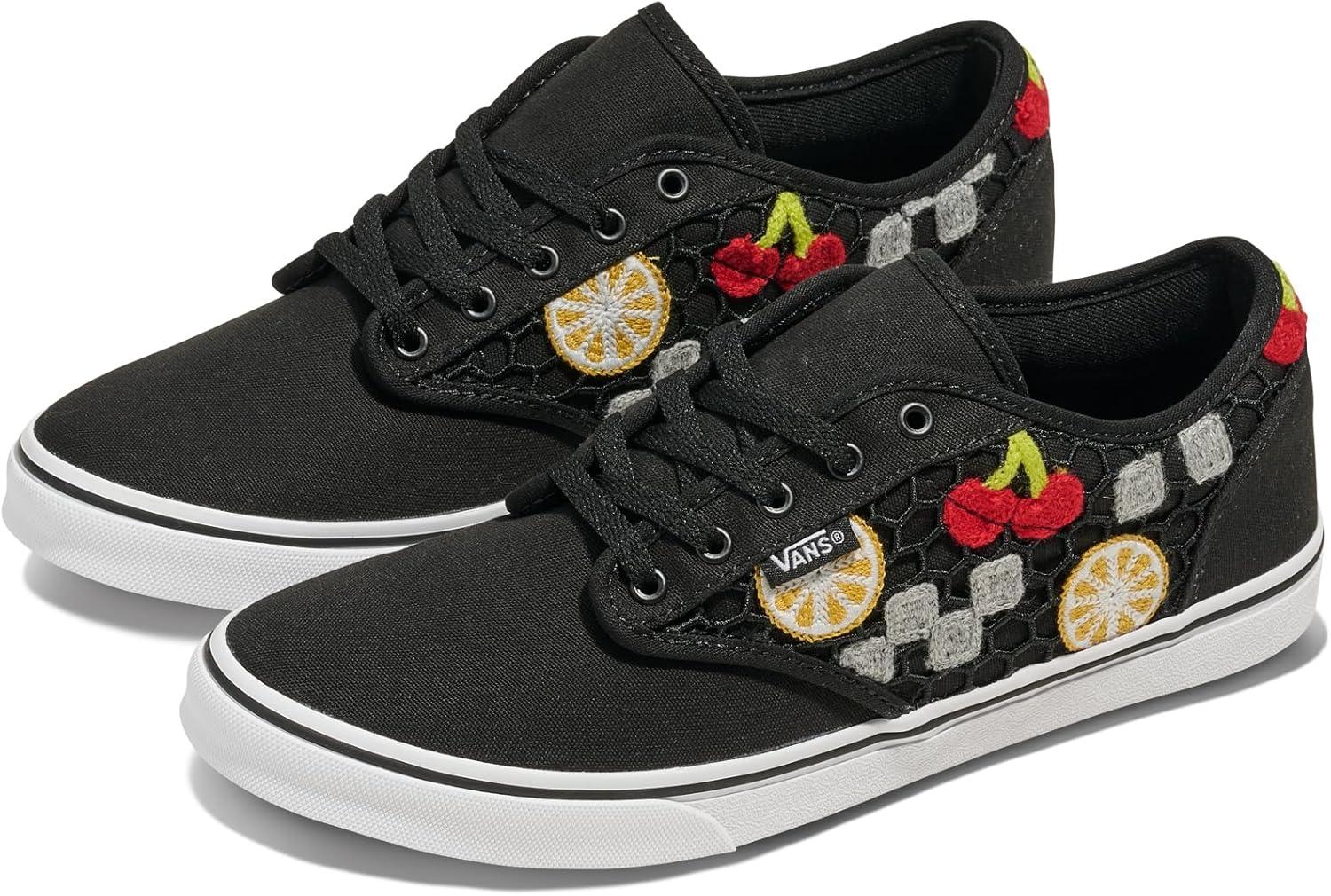 imageVans Womens Atwood Low Top ShoeCheck Applique Black