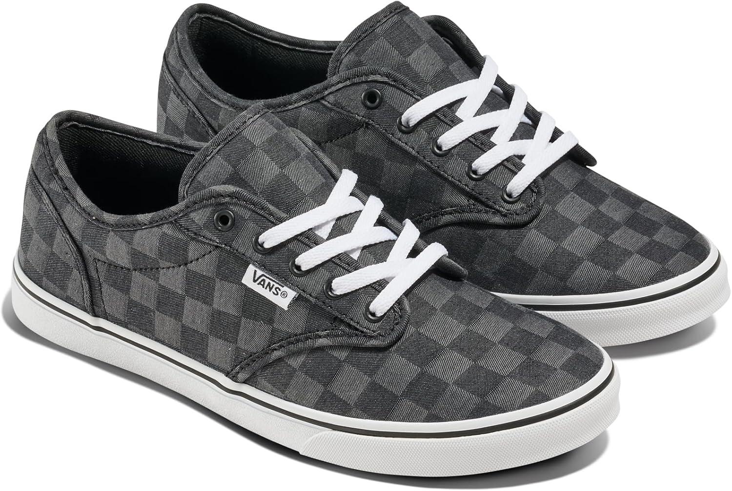 imageVans Womens Atwood Low Top ShoeCheck Textile Black