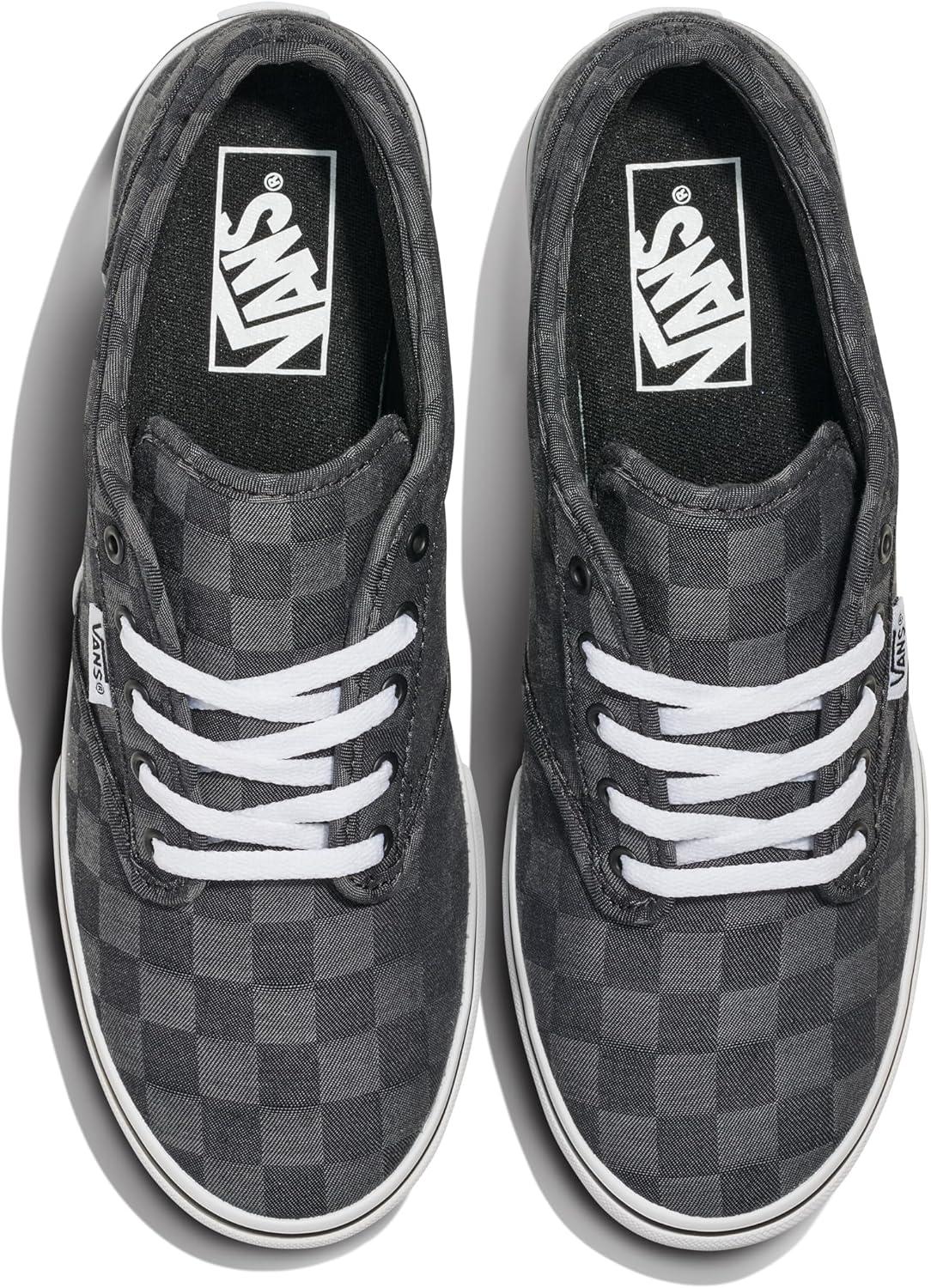 imageVans Womens Atwood Low Top ShoeCheck Textile Black