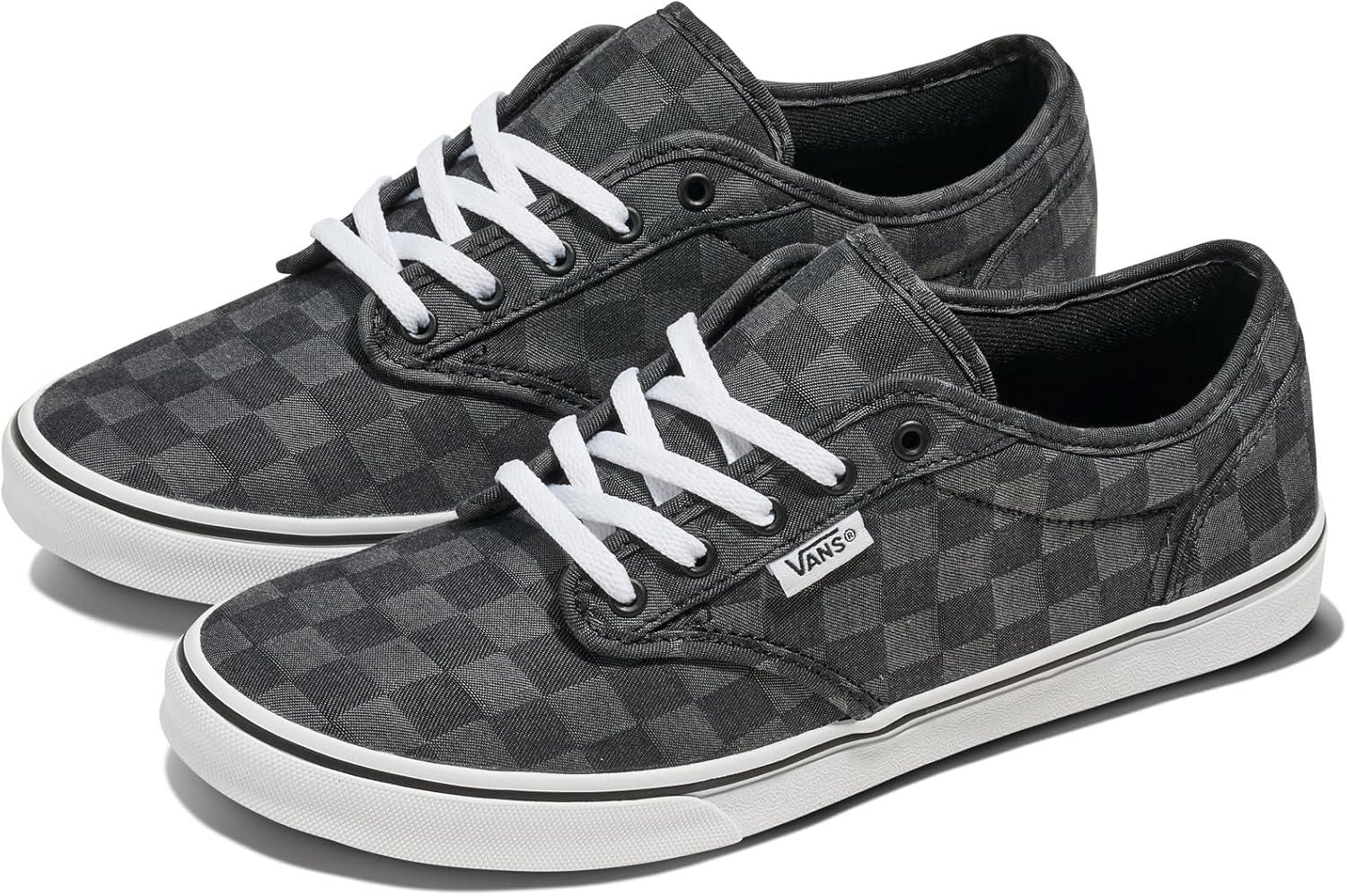 imageVans Womens Atwood Low Top ShoeCheck Textile Black