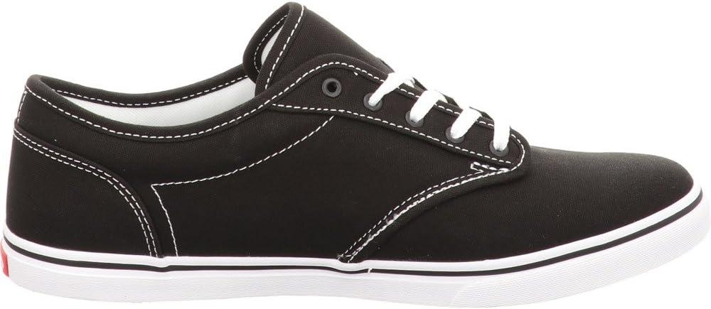 imageVans Womens Atwood Shoe LowTop Fashion Sneakers for Work amp Everyday Wear Canvas BlackWhite 85