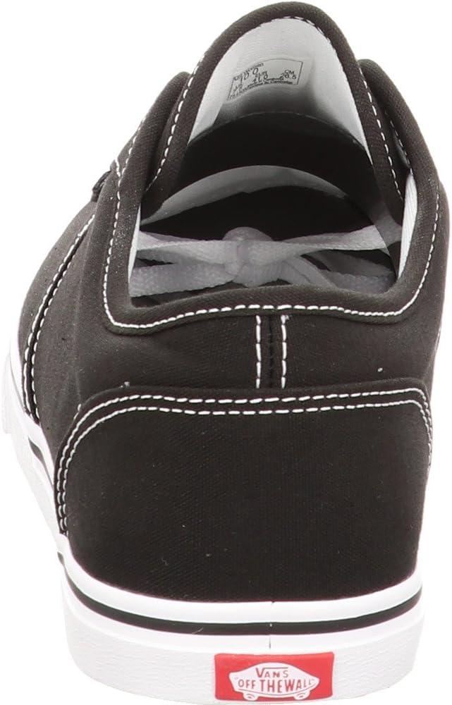imageVans Womens Atwood Shoe LowTop Fashion Sneakers for Work amp Everyday Wear Canvas BlackWhite 85
