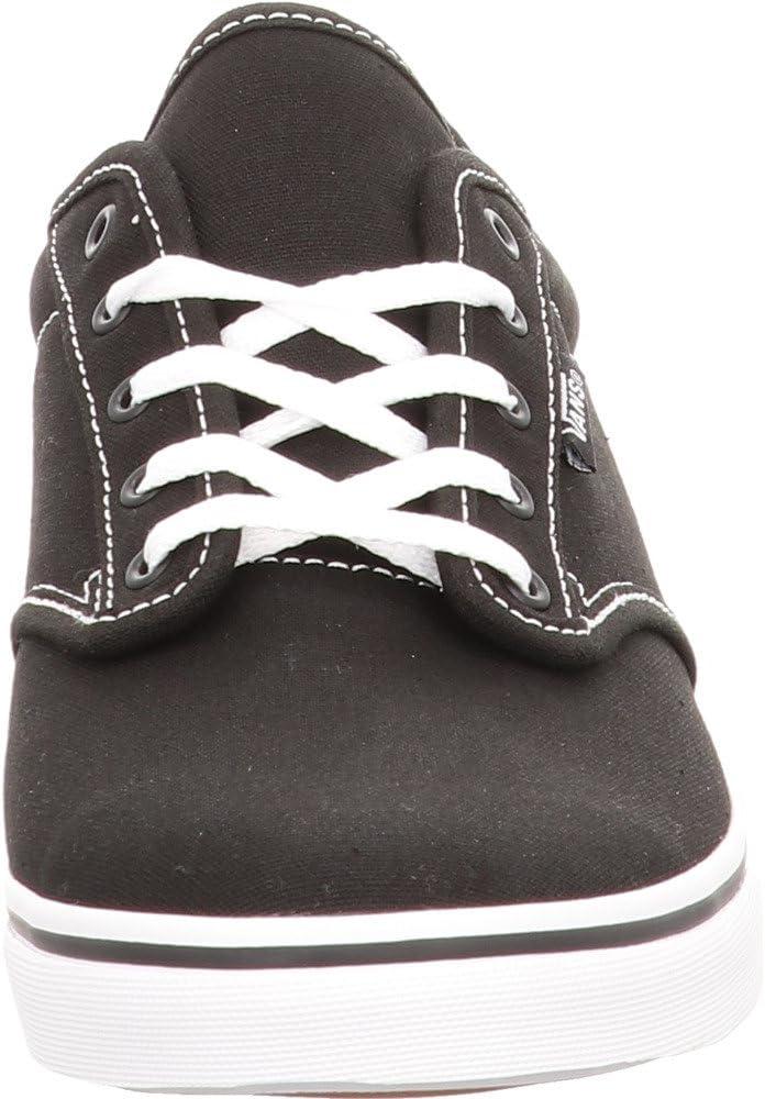 imageVans Womens Atwood Shoe LowTop Fashion Sneakers for Work amp Everyday Wear Canvas BlackWhite 85