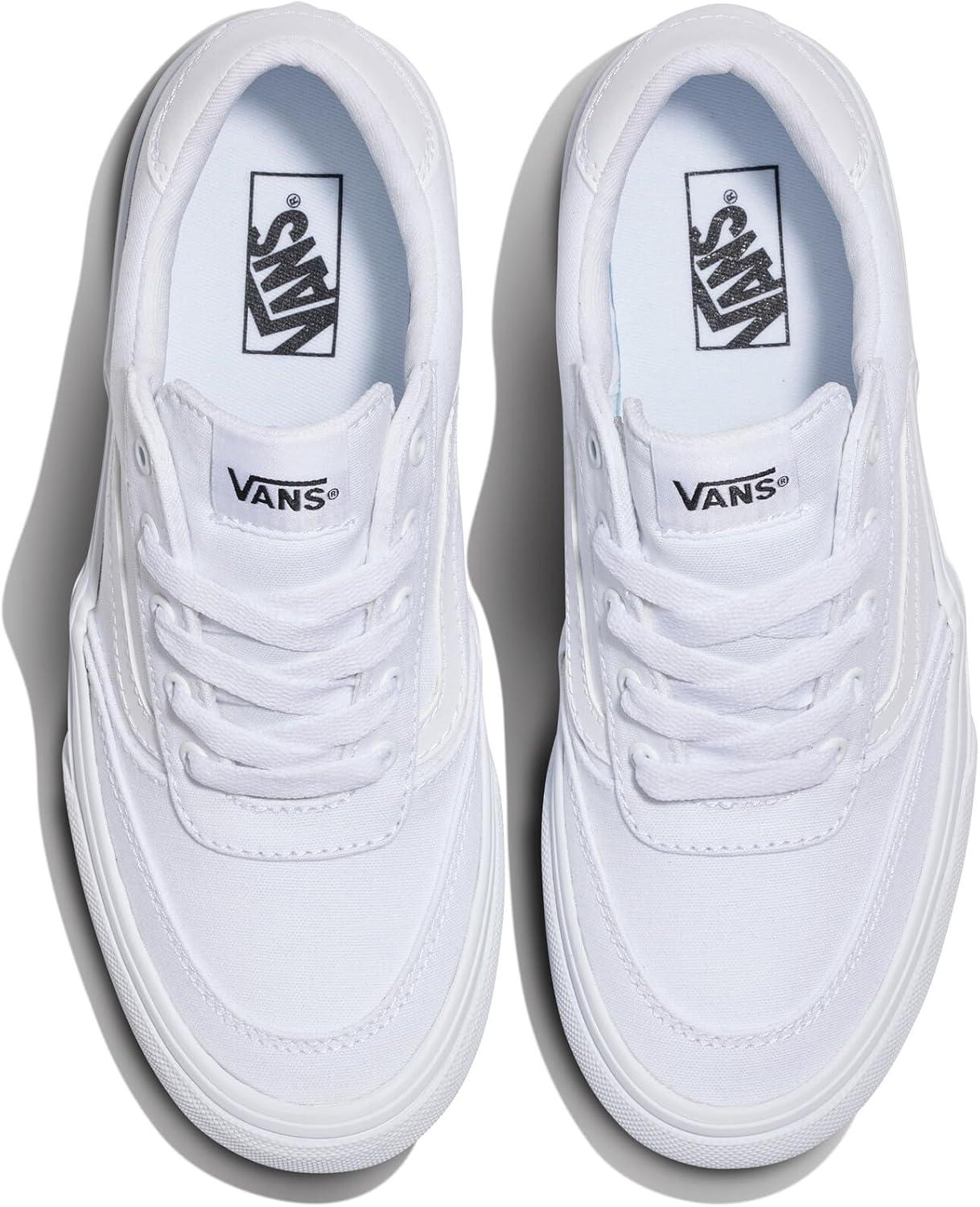 imageVans Womens Brooklyn Ls Platform ShoeCanvas WhiteWhite