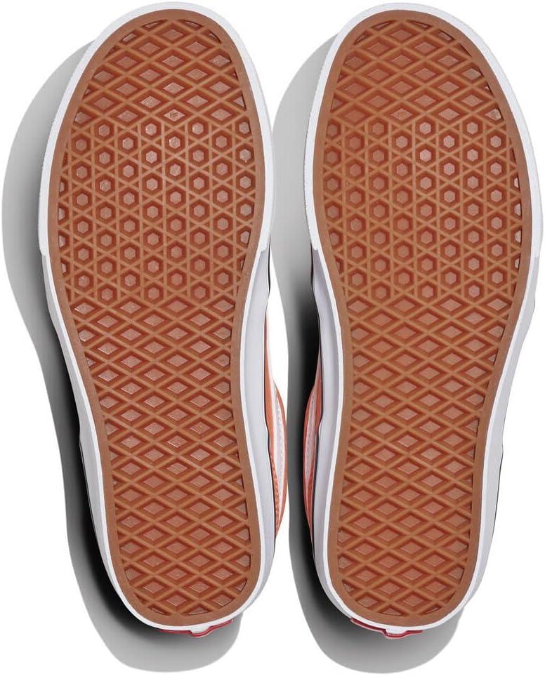 imageVans Womens Brooklyn Ls Shoe Lowtop Sneakers for Everyday Wear Walking Work amp FashionCanvas Coral Rust